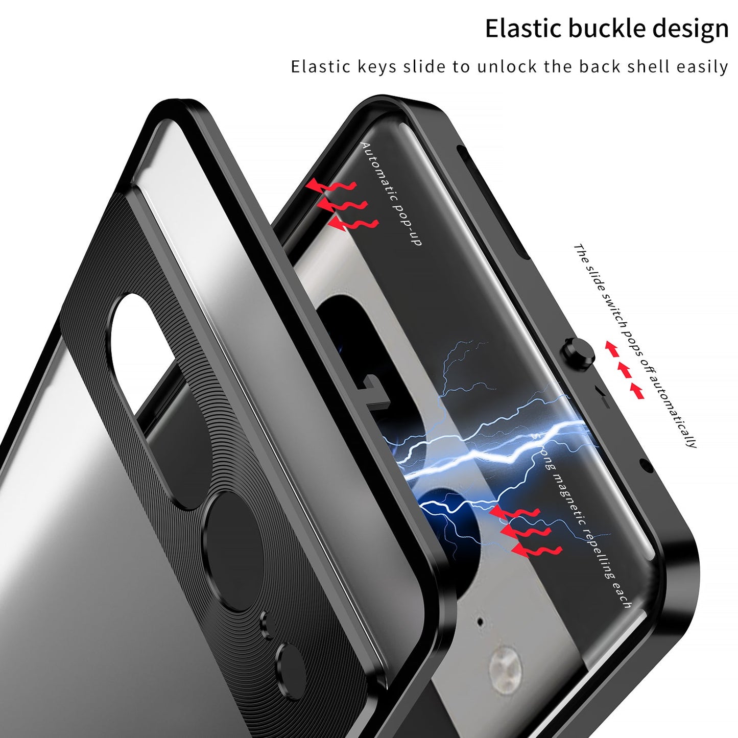 Étui Aluminium Magnétique Pour Google Pixel