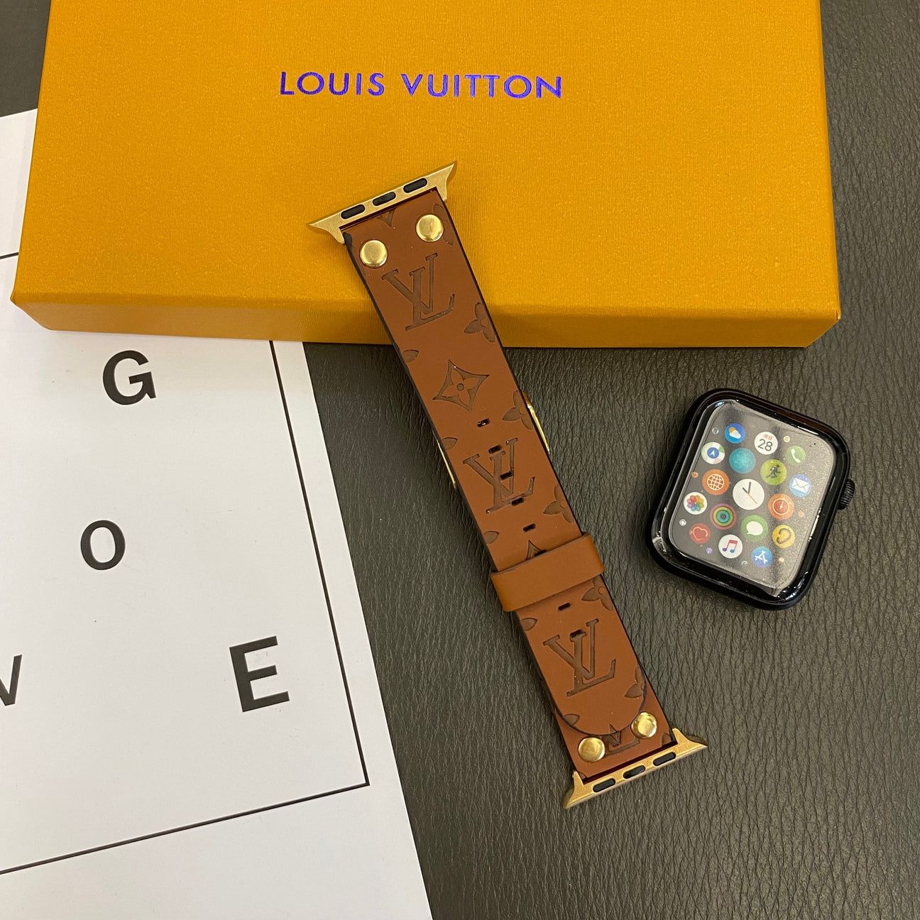 Statement Leather Watch Band