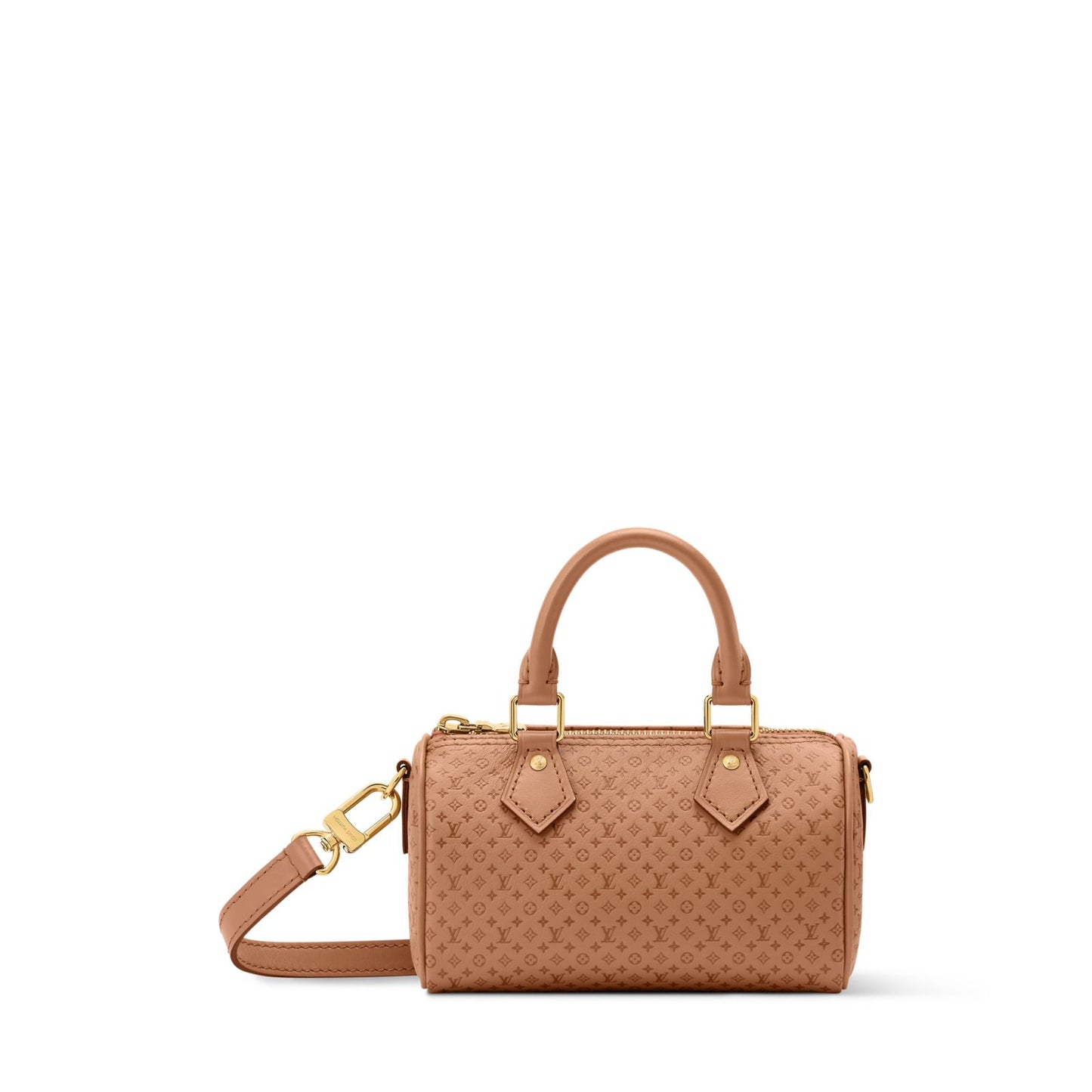 Luxury Brown Monogram Boston Bag