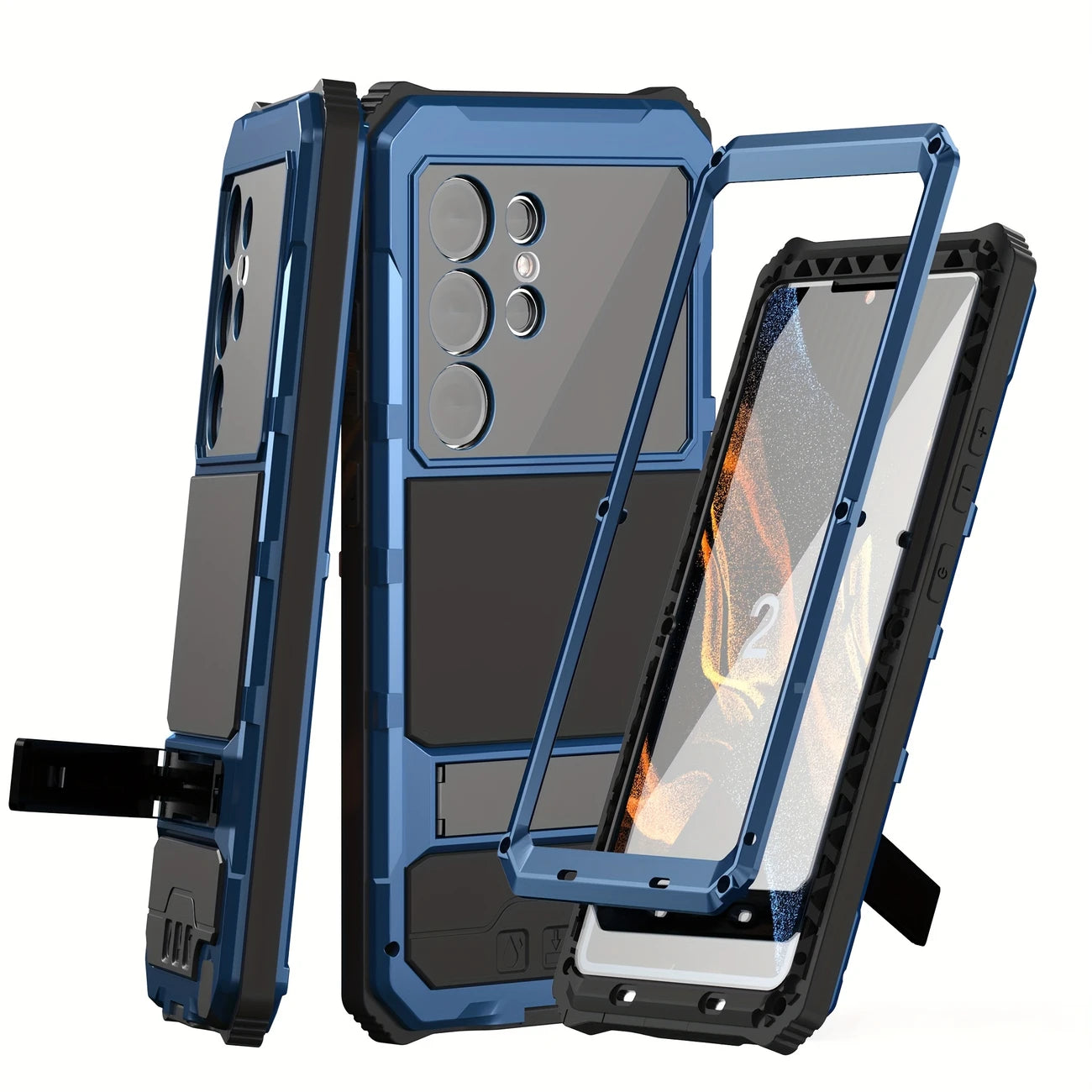 Aluminum Metal Heavy Duty Case for Samsung Galaxy