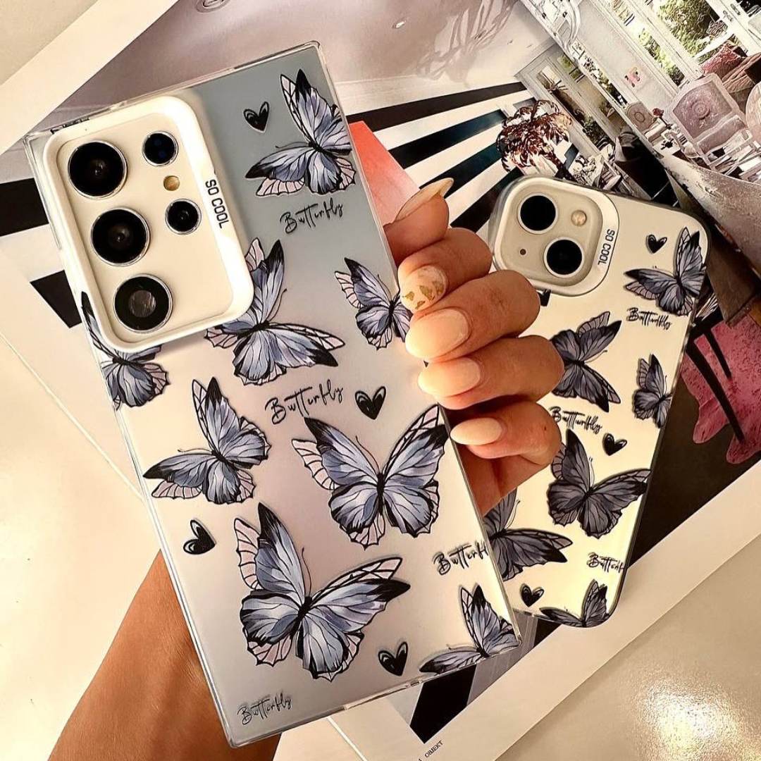 Étui Samsung Papillon Amour
