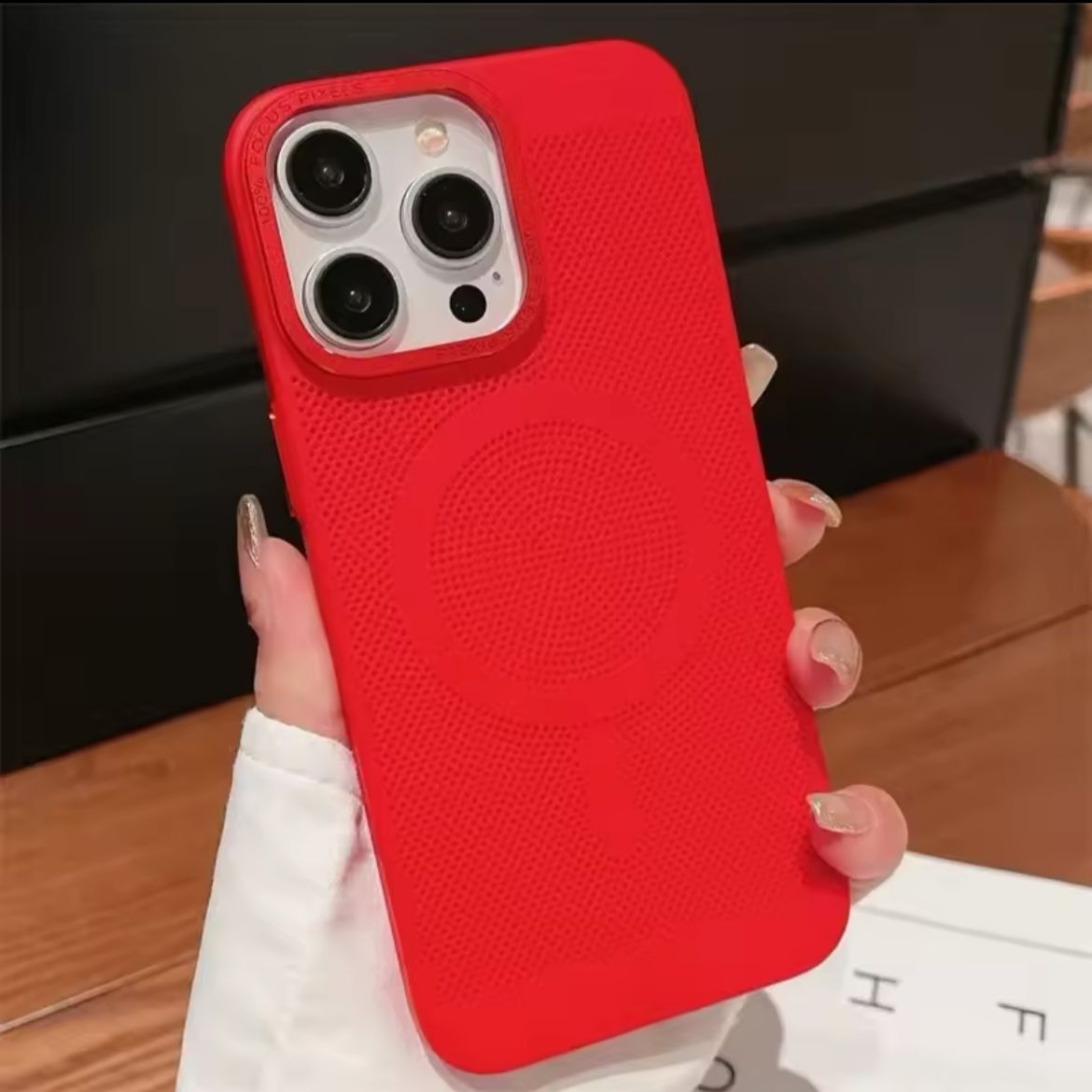 Metal Lens Protection Heat Dissipation Magnetic Magsafe Wireless Charge Hard Phone Case For iPhone 11 12 13 14 15 Pro Max Cover