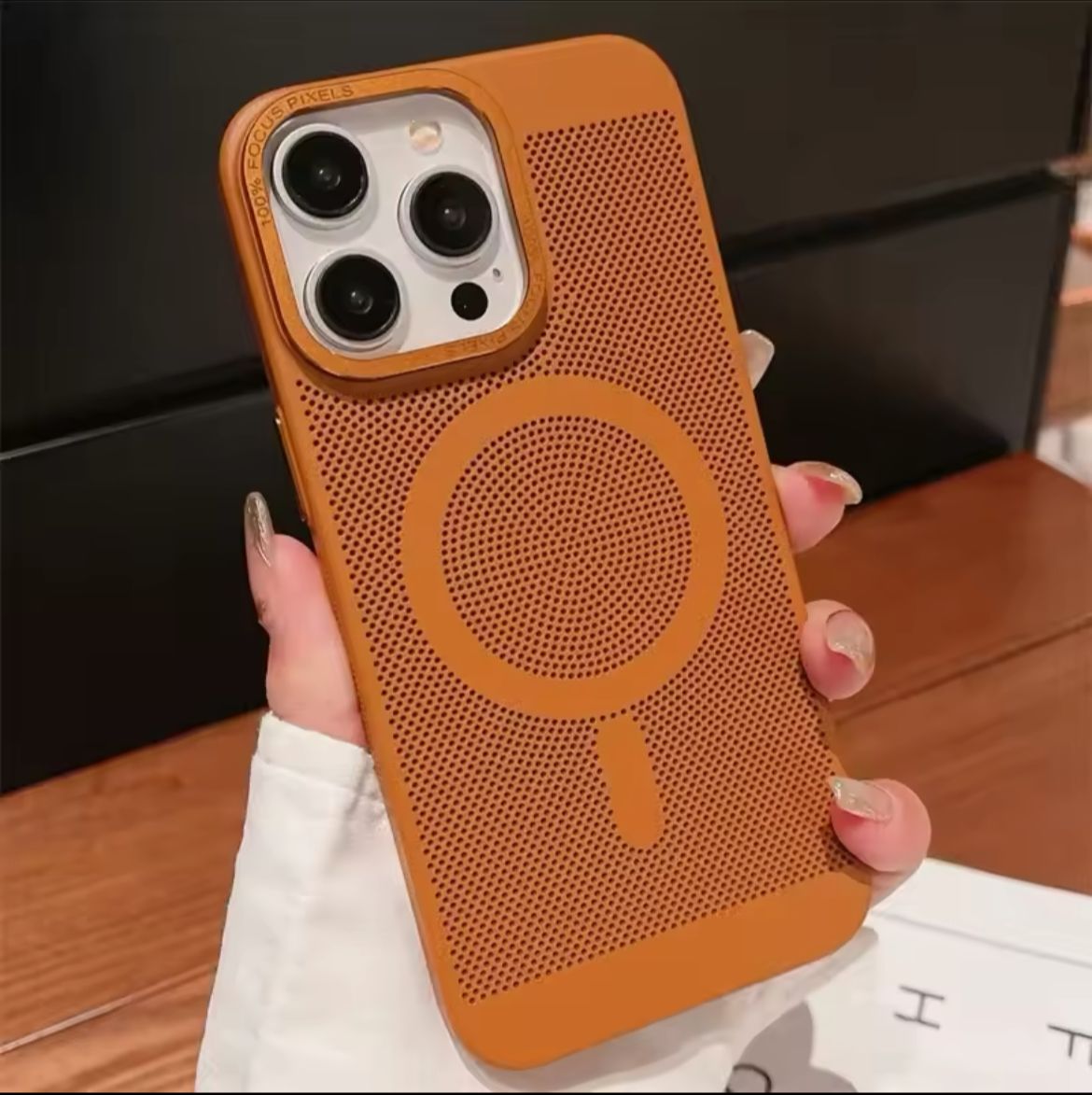 Metal Lens Protection Heat Dissipation Magnetic Magsafe Wireless Charge Hard Phone Case For iPhone 11 12 13 14 15 Pro Max Cover