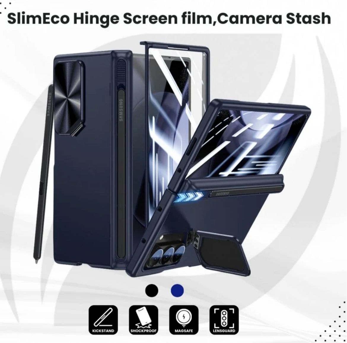 SlimEco Z Fold 6, Hinge Protection, Screen film, Camera Stash