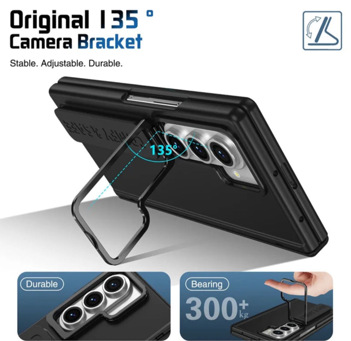 Rugged Grip Case with Kickstand