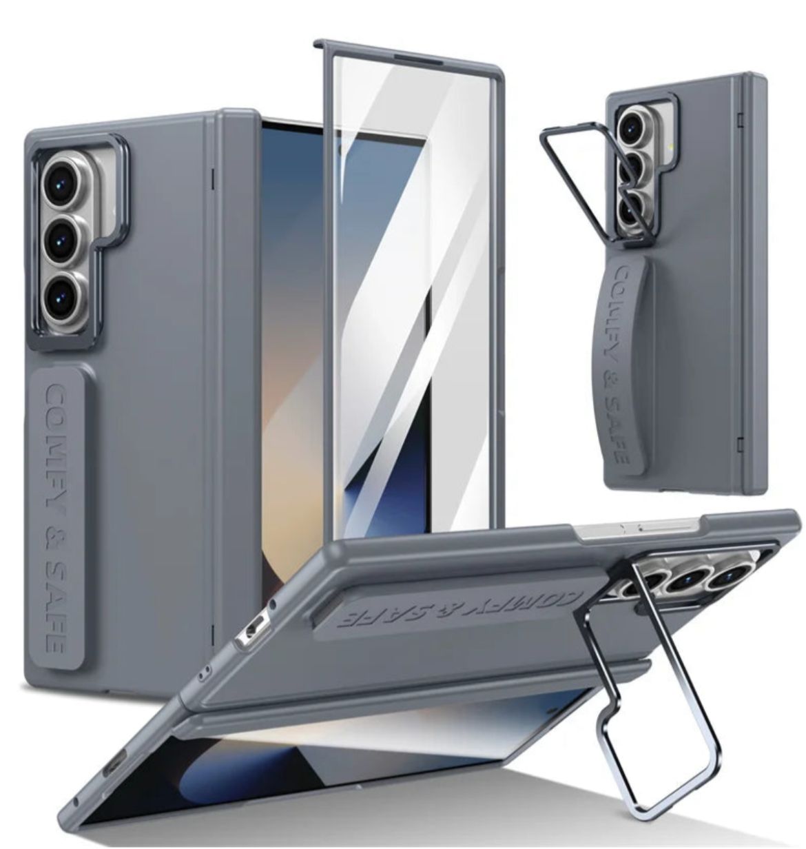 Rugged Grip Case with Kickstand