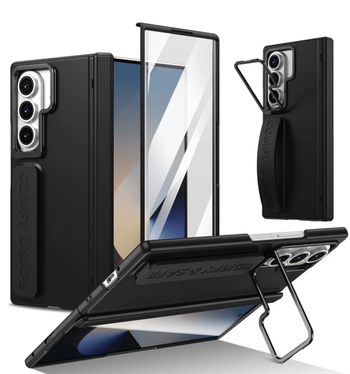Rugged Grip Case with Kickstand