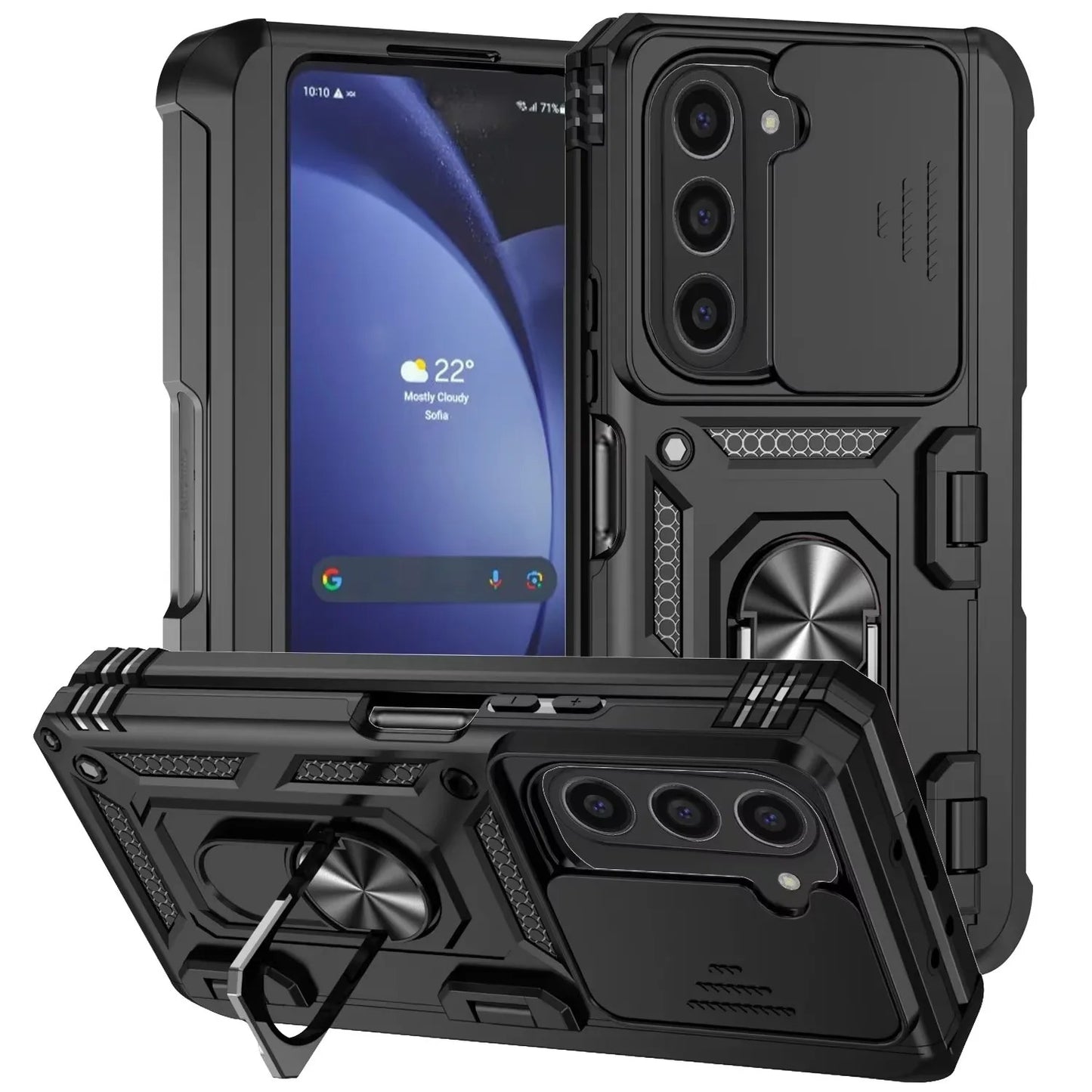 Magnetic Ring Stand Phone Cover For Samsung Galaxy Z Fold 7 6 5 4