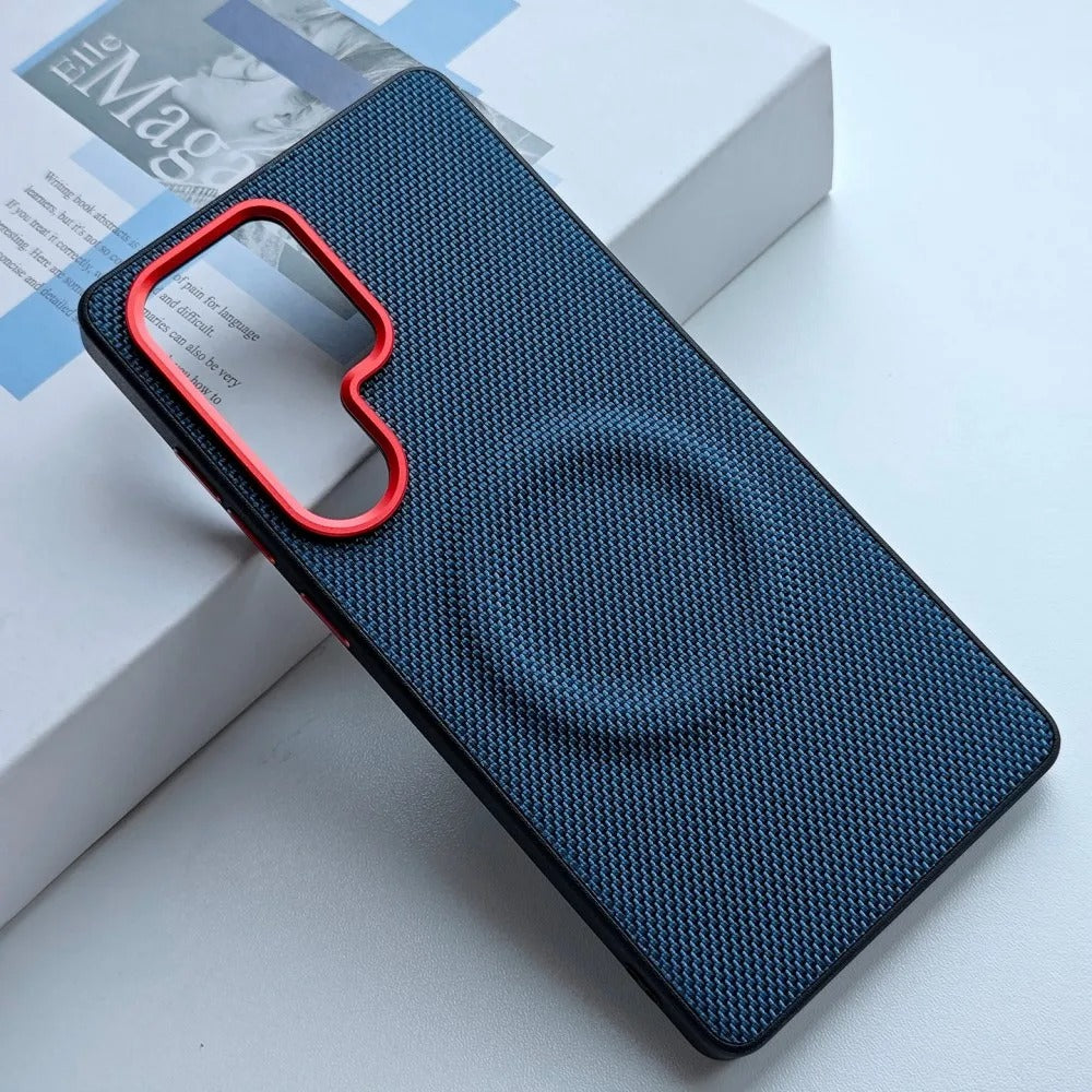 Premium PU Leather Magnetic Case for Samsung Galaxy S Ultra