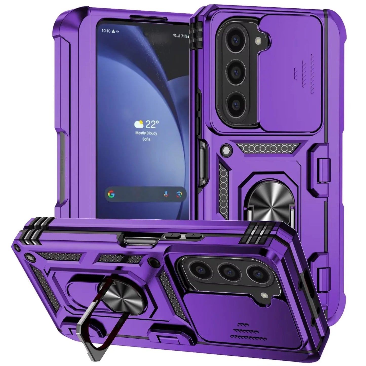 Magnetic Ring Stand Phone Cover For Samsung Galaxy Z Fold 7 6 5 4