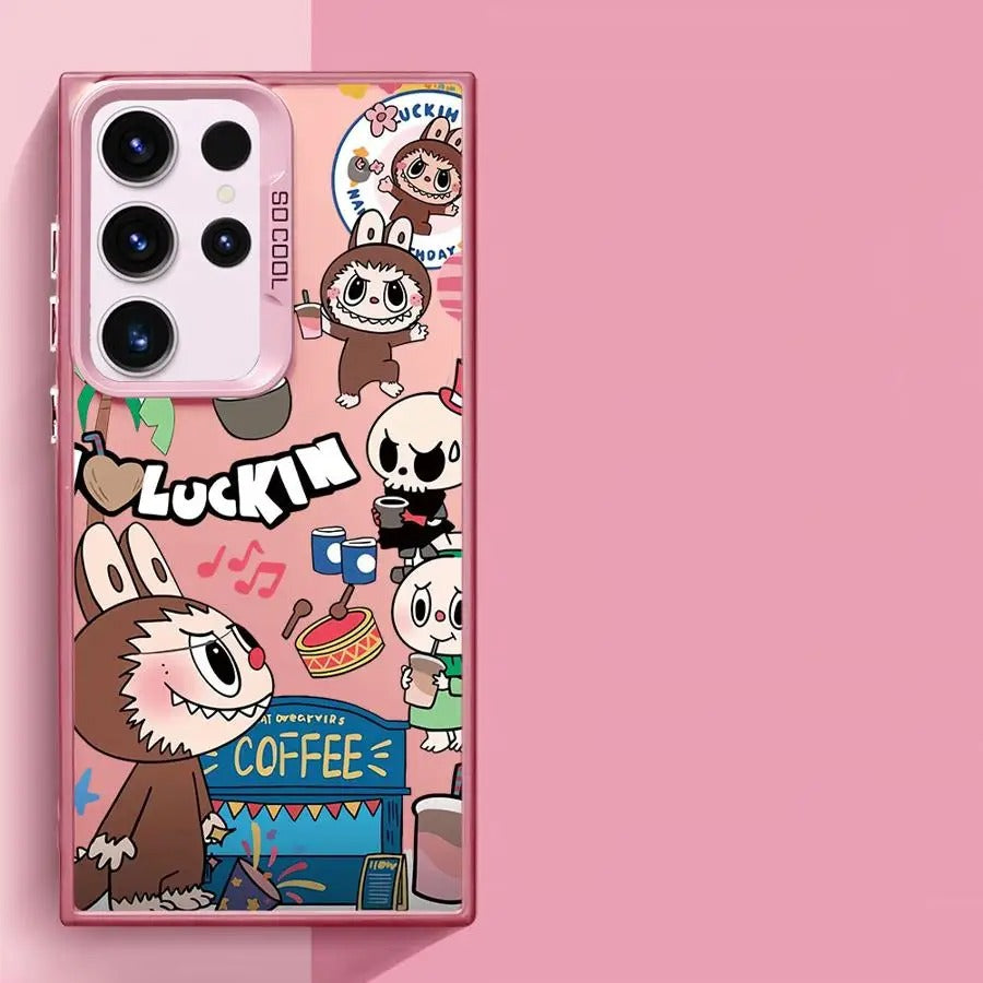 Cute Labubu Soft Shell Case for Samsung Galaxy S