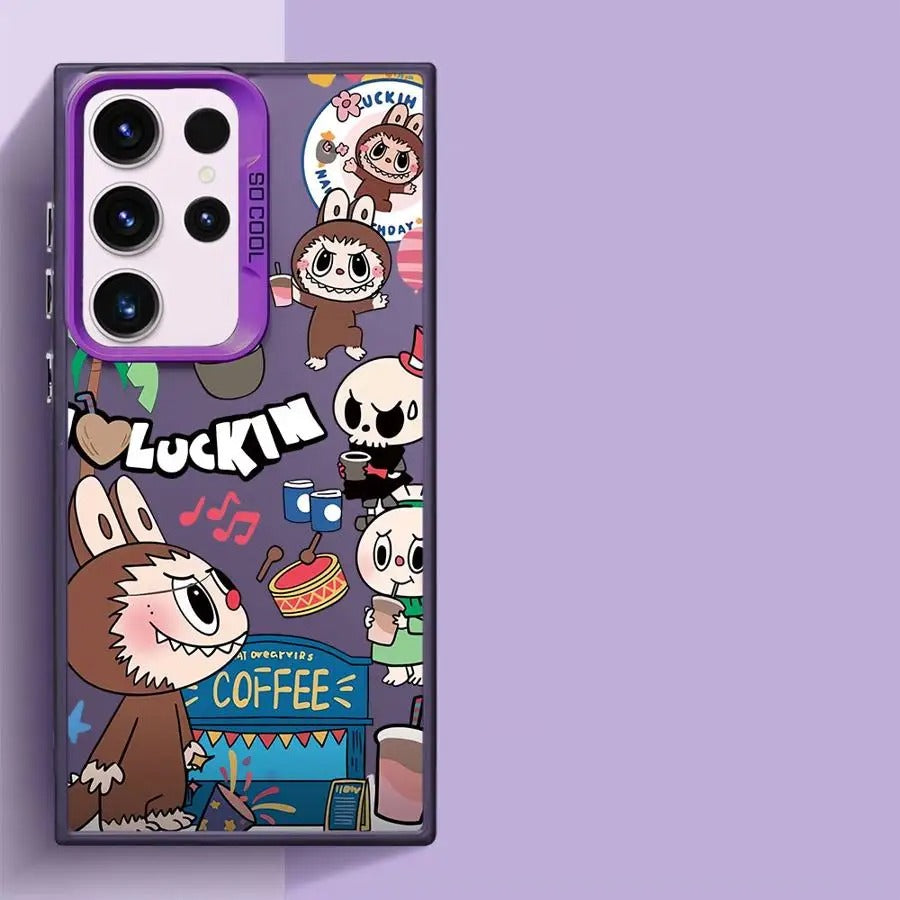 Cute Labubu Soft Shell Case for Samsung Galaxy S