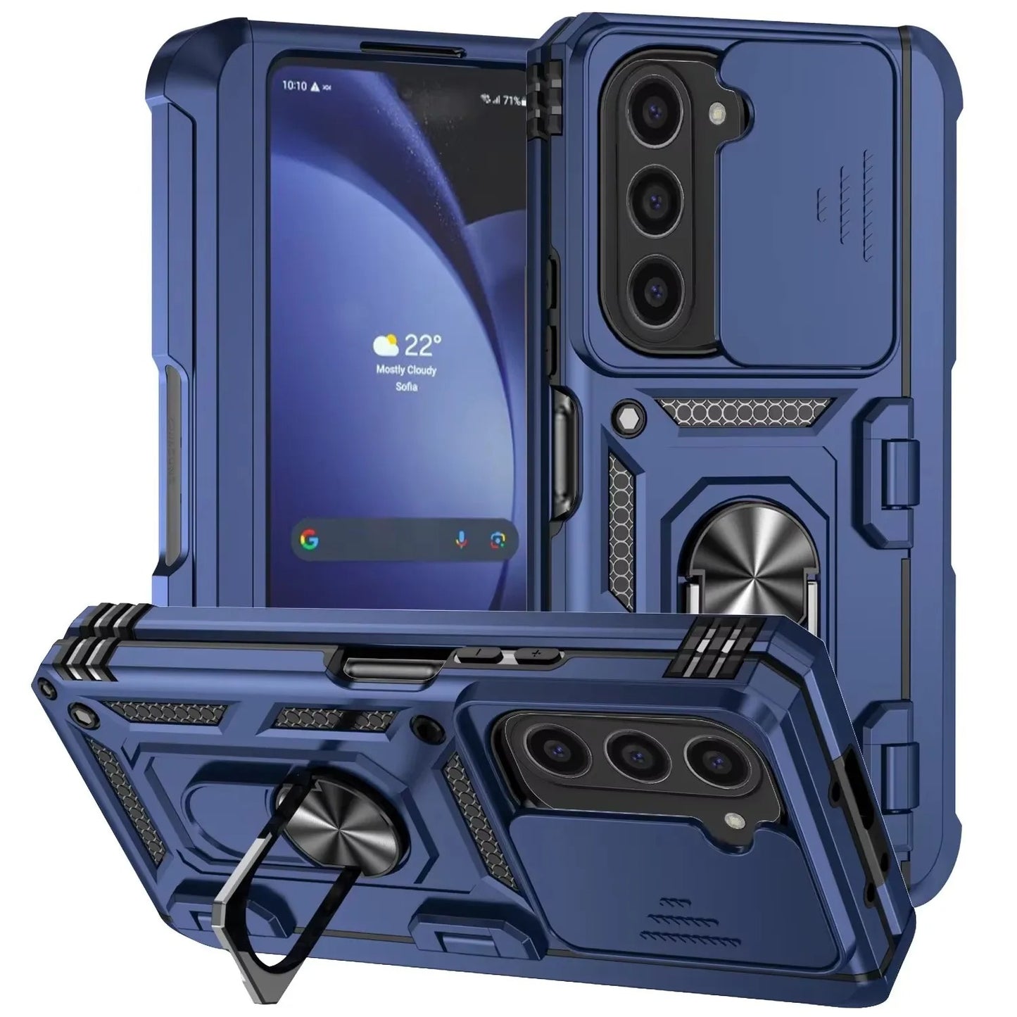 Magnetic Ring Stand Phone Cover For Samsung Galaxy Z Fold 7 6 5 4
