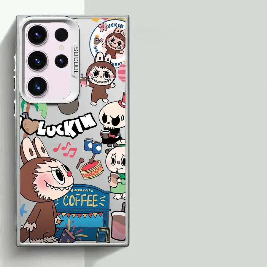 Cute Labubu Soft Shell Case for Samsung Galaxy S