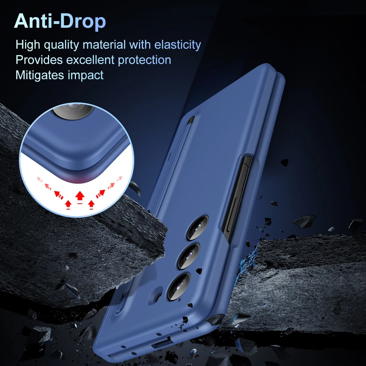 With Pen Holder Slot Screen Fold7 Protector Case