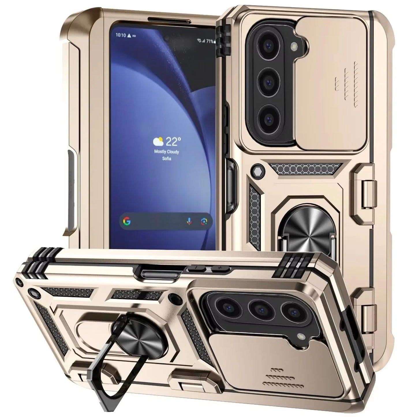 Magnetic Ring Stand Phone Cover For Samsung Galaxy Z Fold 7 6 5 4