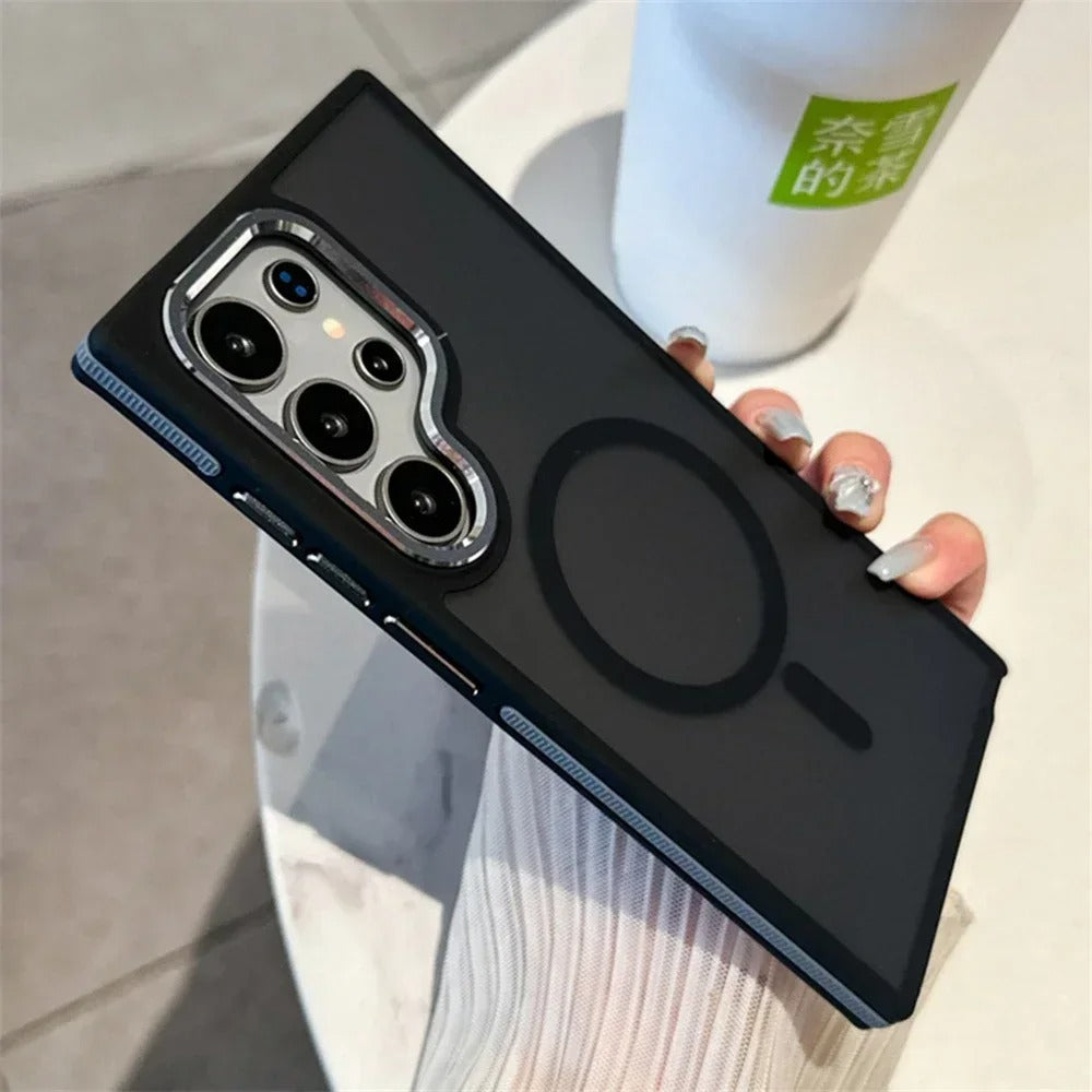 Luxury Matte Magnetic Case For Samsung Galaxy
