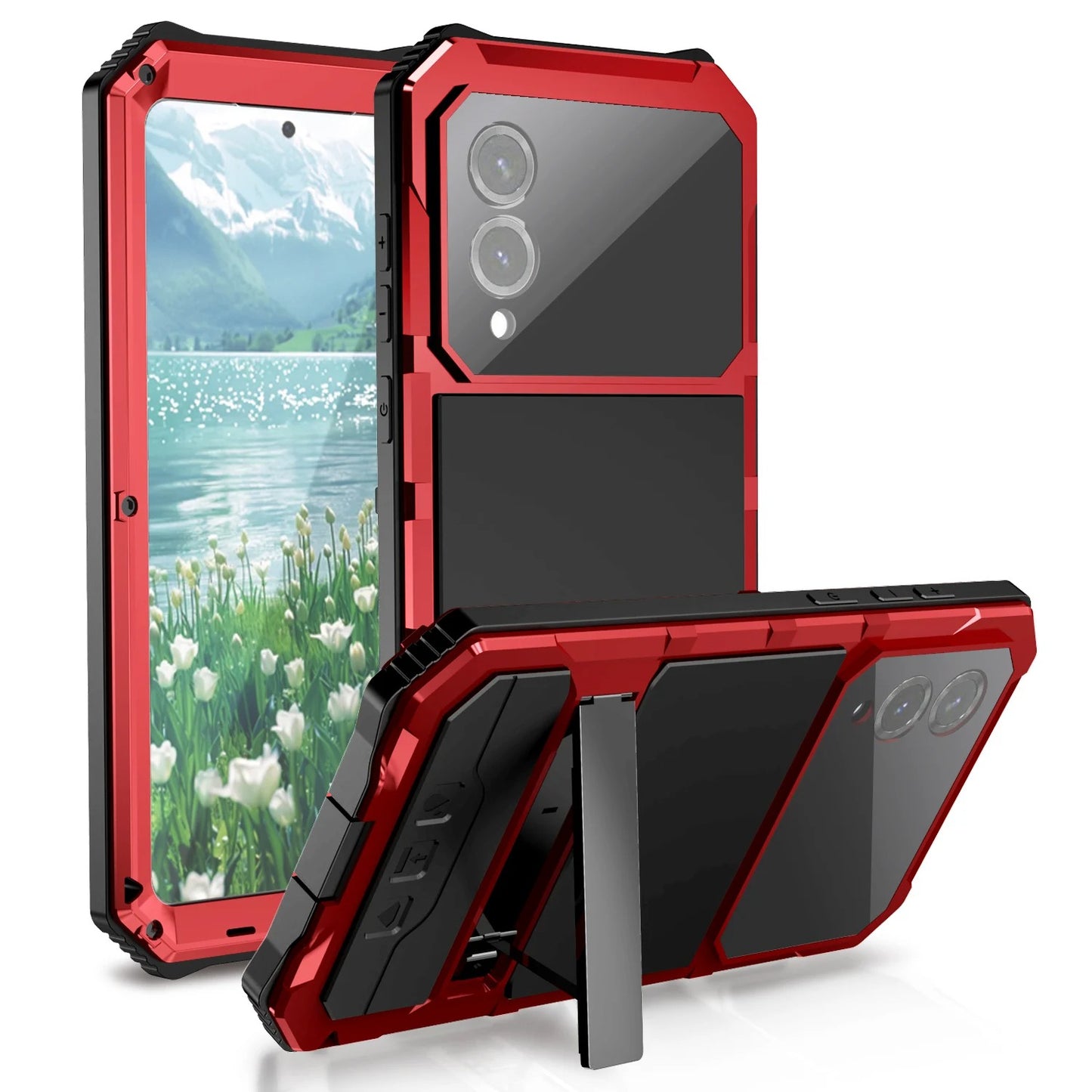 Aluminum Metal Heavy Duty Case for Samsung Galaxy
