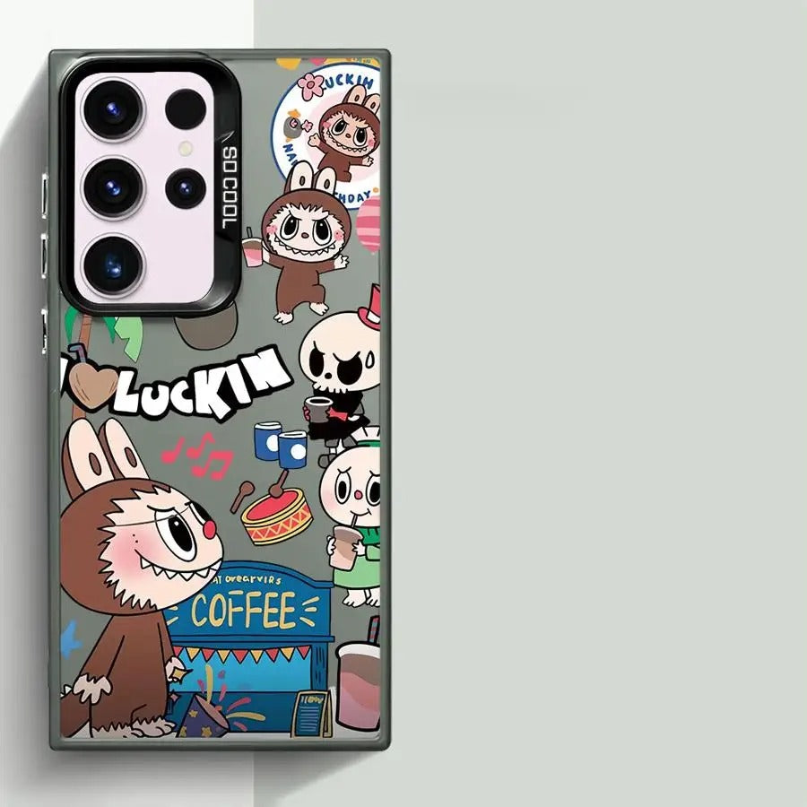Cute Labubu Soft Shell Case for Samsung Galaxy S