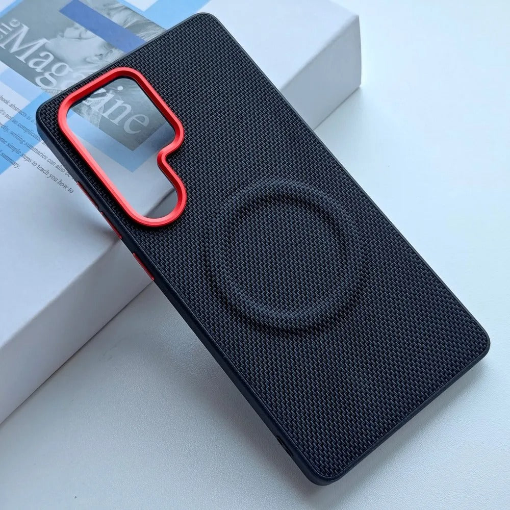 Premium PU Leather Magnetic Case for Samsung Galaxy S Ultra