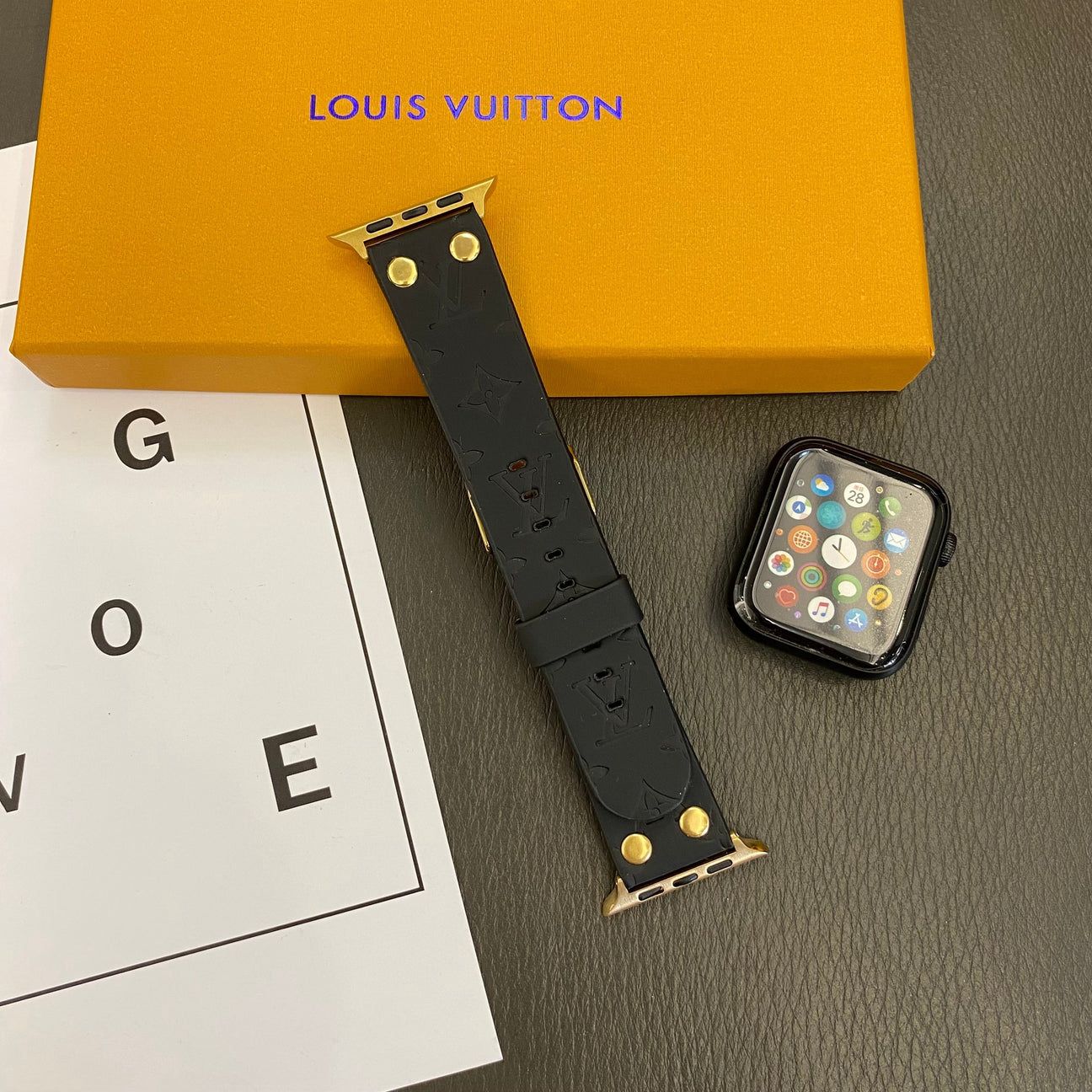 Statement Leather Watch Band