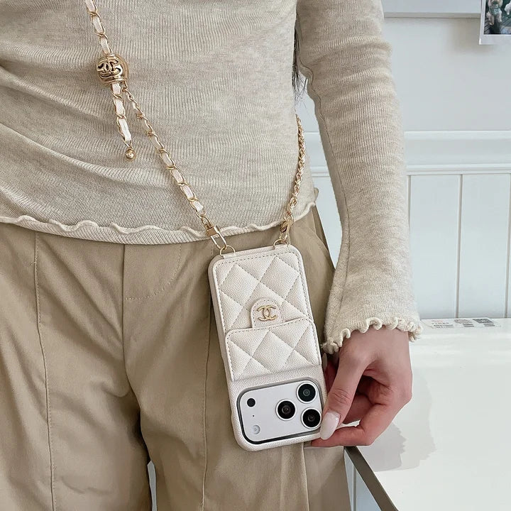 Phone Case with Mirror & Card Holder