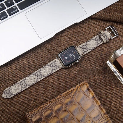 Elegant Textured Leather Watch Strap