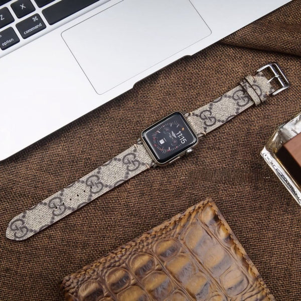 Elegant Textured Leather Watch Strap