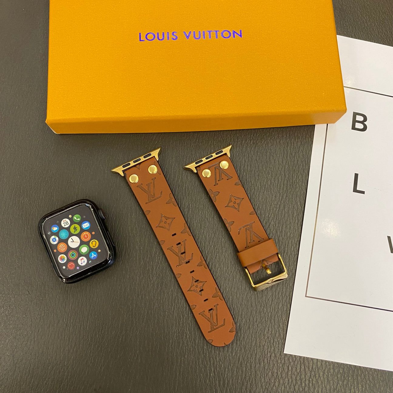 Statement Leather Watch Band