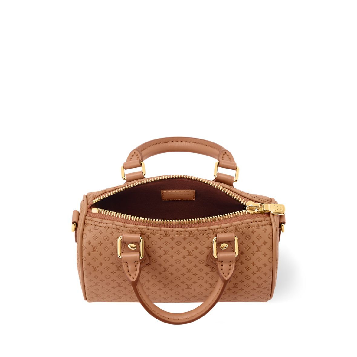 Luxury Brown Monogram Boston Bag