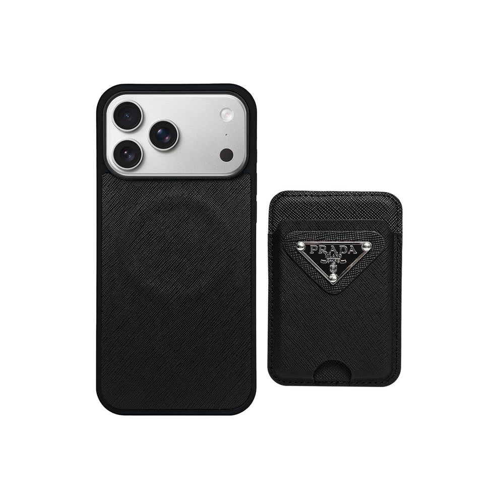 LuxeCard Case – Magnetic Wallet Leather Cover