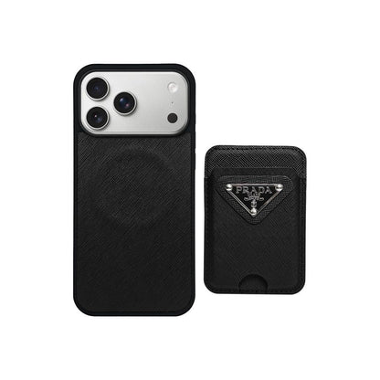 LuxeCard Case – Magnetic Wallet Leather Cover