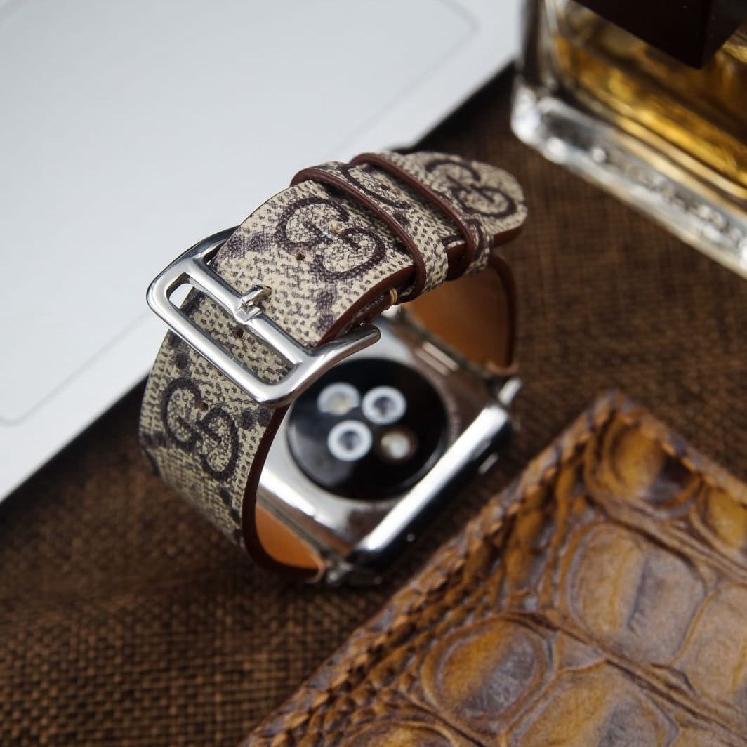 Elegant Textured Leather Watch Strap