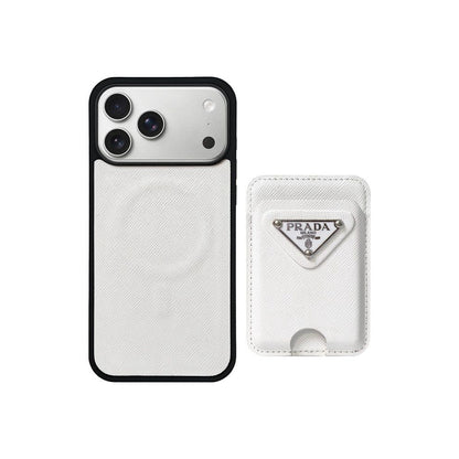 LuxeCard Case – Magnetic Wallet Leather Cover