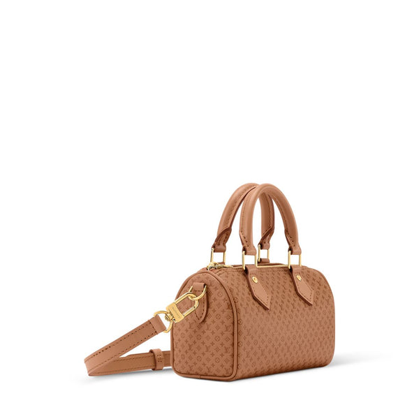 Luxury Brown Monogram Boston Bag