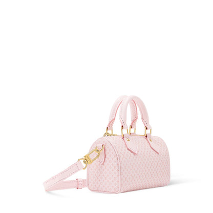 Pink Premium Leather Shoulder Bag