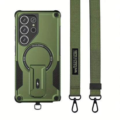 Rugged Magnetic Armor with Kickstand