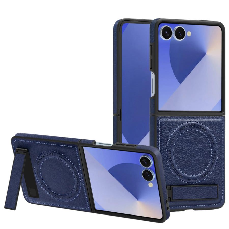 Leather Magnetic Stand Case Z Flip