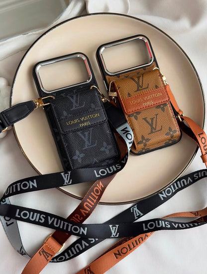 Phone Case with Card Holder & Adjustable Strap