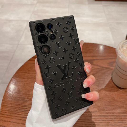 Luxury Monogram Embossed Leather