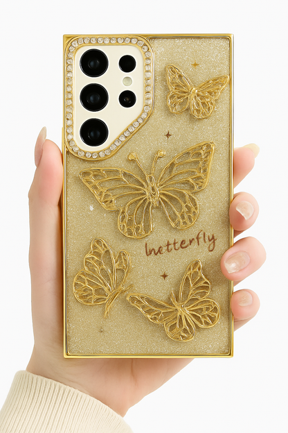 Cute Cartoon 3D Butterfly Diamond