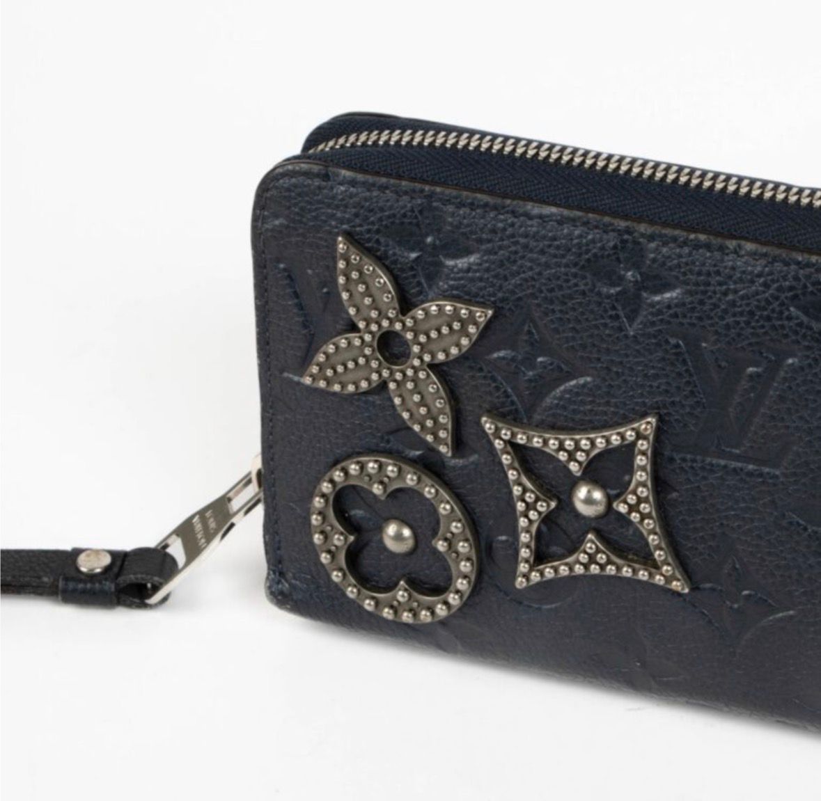 Luxury Studded Zip Wallet