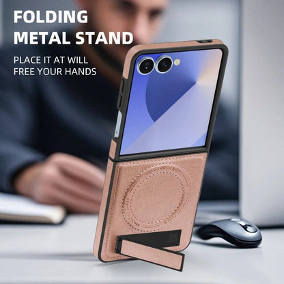 Leather Magnetic Stand Case Z Flip