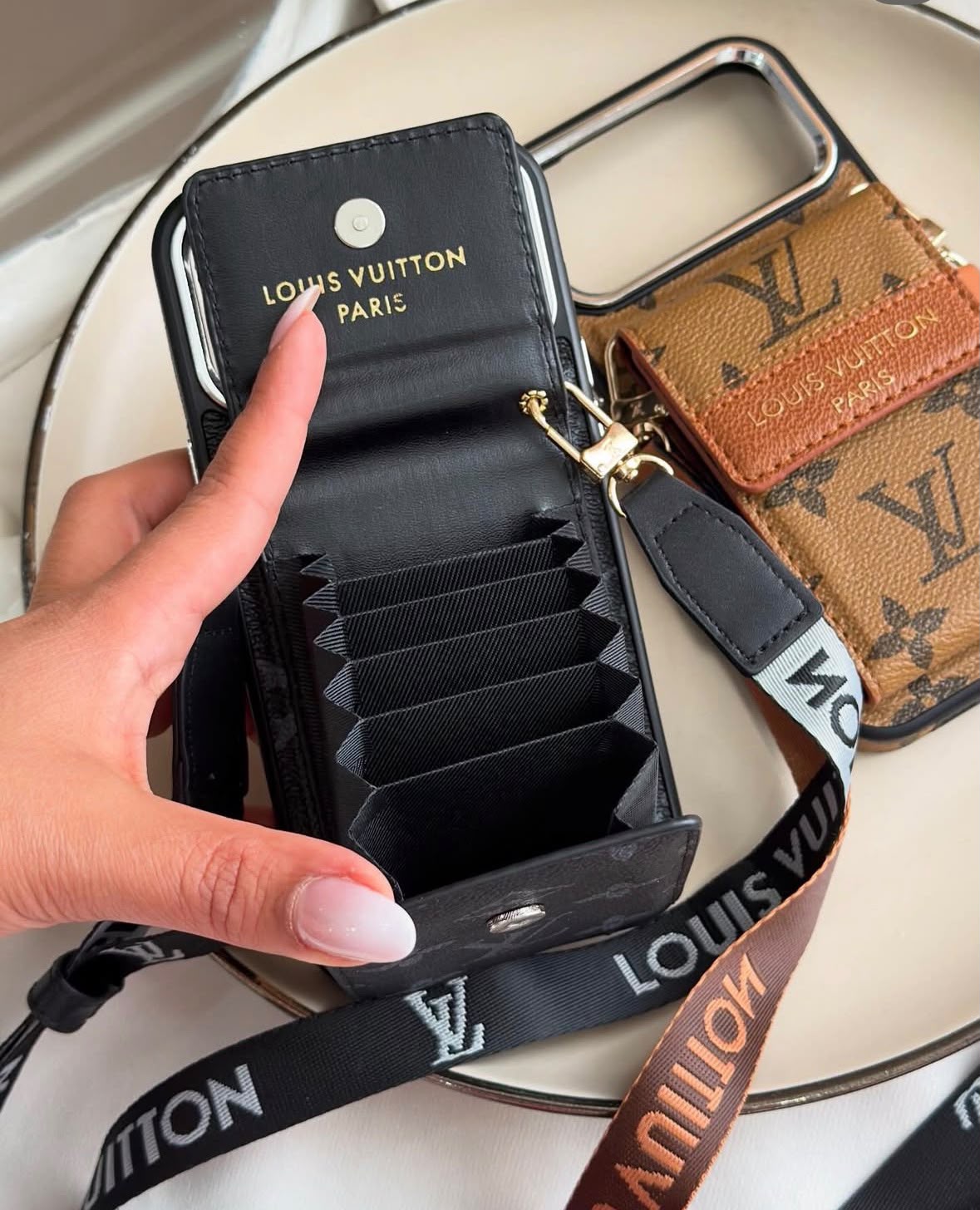 Phone Case with Card Holder & Adjustable Strap
