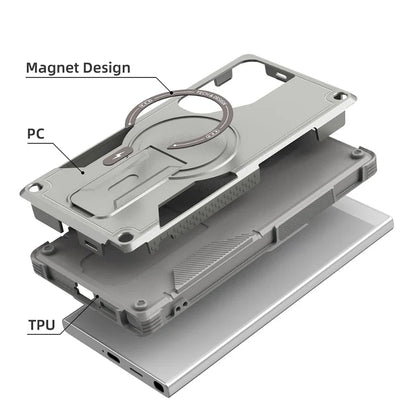 Rugged Magnetic Armor with Kickstand