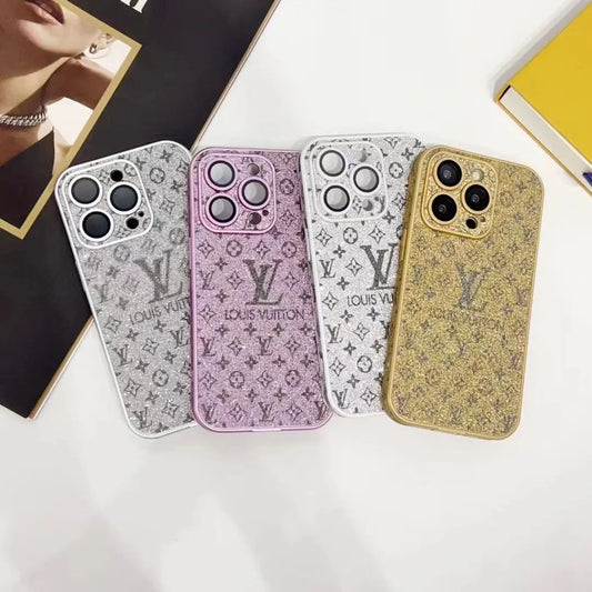 Luxury Glitter Monogram Case