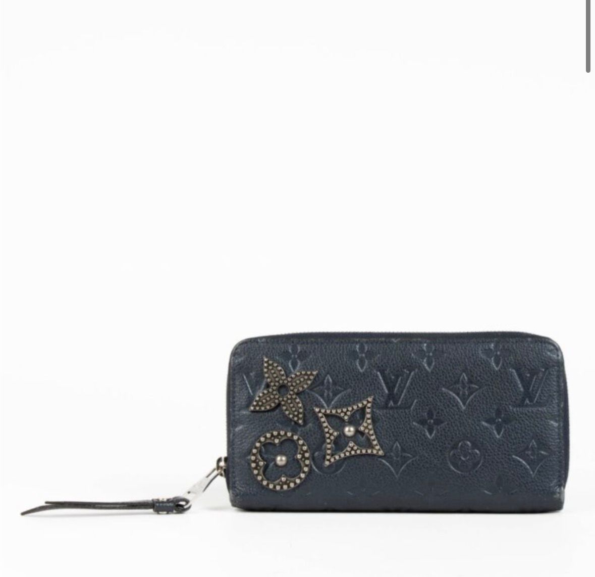 Luxury Studded Zip Wallet