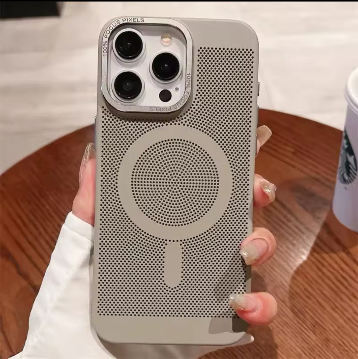 Metal Lens Protection Heat Dissipation Magnetic Magsafe Wireless Charge Hard Phone Case For iPhone 11 12 13 14 15 Pro Max Cover
