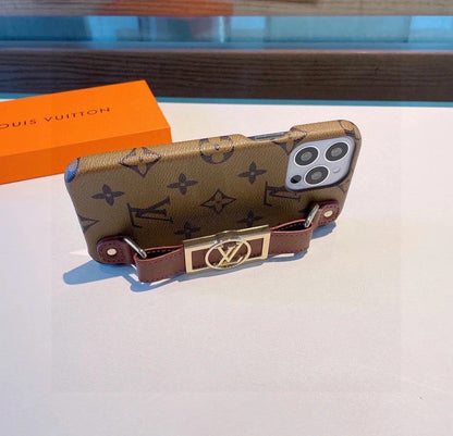 Premium Strap Metal Logo Case