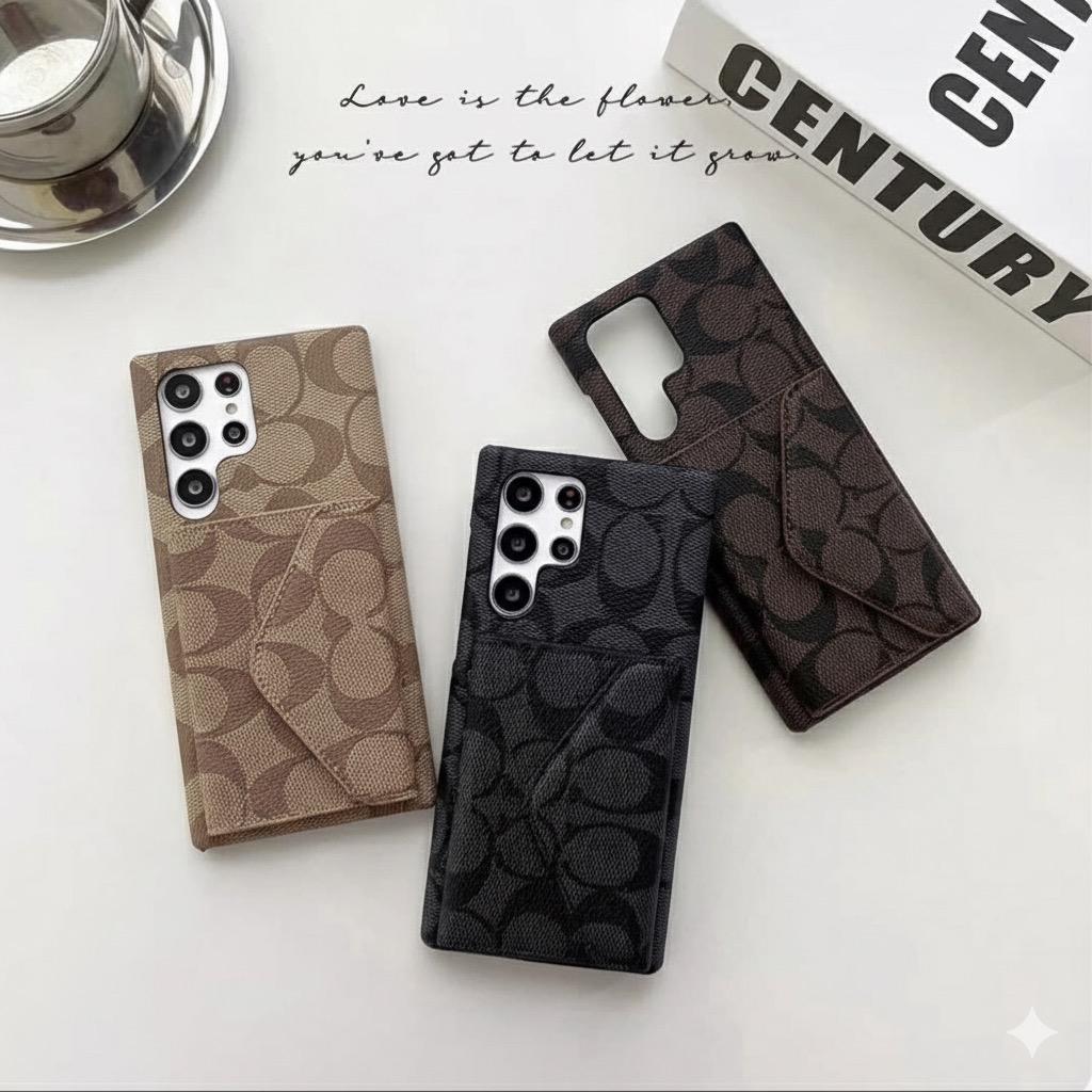 Luxury Leather Pattern Case with Card Pocket